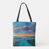 Windblown Cypress & Elkhorn Slough Locals Tote Tote Bag (Achterkant)