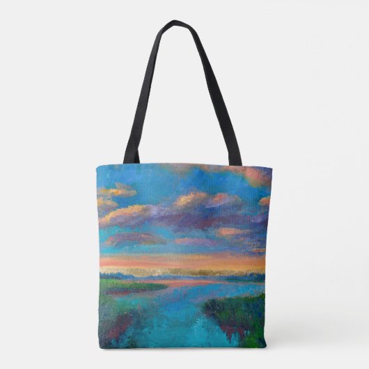 Windblown Cypress & Elkhorn Slough Locals Tote Tote Bag (Achterkant)