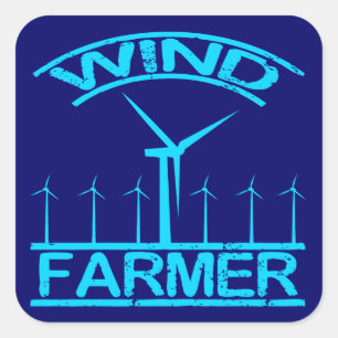 windboer vierkante sticker