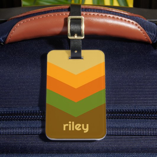 Windbreaker Color Block Darts Aangepaste naam Bagagelabel (Voorkant Insitu 2)