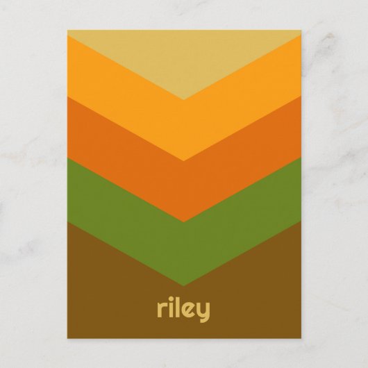 Windbreaker Color Block Darts Aangepaste naam Briefkaart (Voorkant)