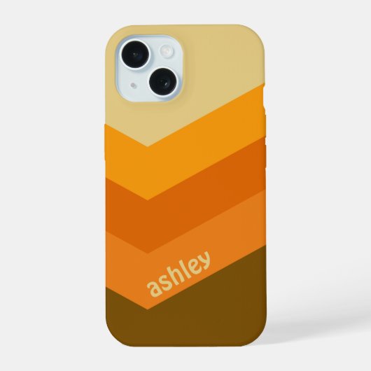  Windbreaker Color Block Darts Aangepaste naam iPhone 15 Case (Achterkant)