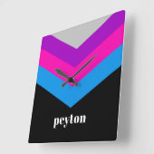  Windbreaker Color Block Darts Aangepaste naam Vierkante Klok (Hoek)