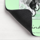 Windchime Haiku Art Mousepad Muismat (Hoek)