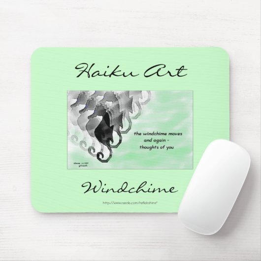 Windchime Haiku Art Mousepad Muismat (Met muis)