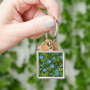 Winde in blauw en groen sleutelhanger