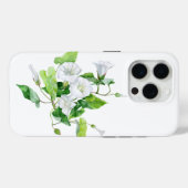 Winde witte bloem Case-Mate iPhone case (Achterkant (horizontaal))