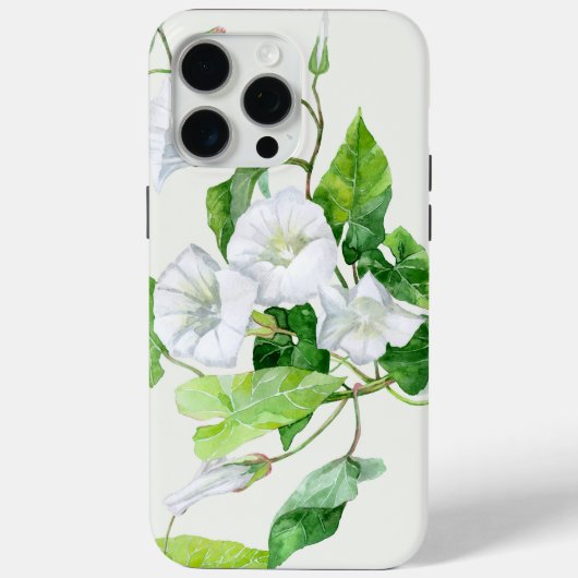 Winde witte bloem  Case-Mate iPhone case (Achterkant)