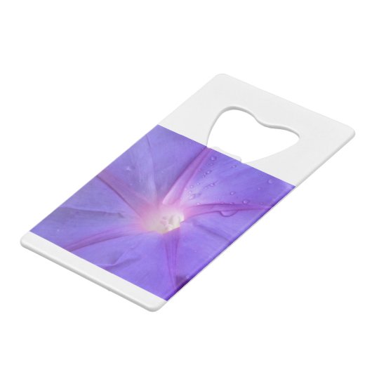 windebloem creditkaart flessenopener (Voorkant Gekanteld)