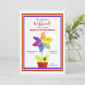 Windebloem Kaart (Staand voorkant)