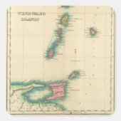 Windeilanden Vierkante Sticker (Voorkant)