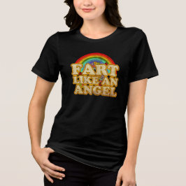 Winden Laten Als Een Engel Tri-Blend Shirt