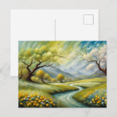 Winden maart briefkaart (Voorkant / Achterkant)