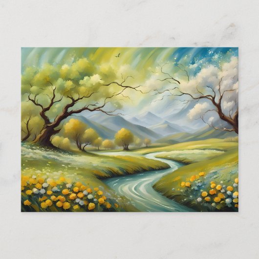 Winden maart briefkaart (Voorkant)