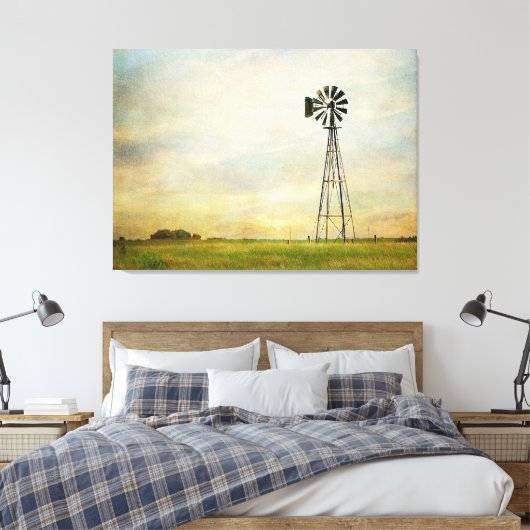 Winden van Canvasafdruk wijzigen Canvas Afdruk (Insitu (Slaapkamer))