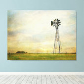 Winden van Canvasafdruk wijzigen Canvas Afdruk (Insitu (Houten vloer))