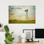 Winden van de Foto van de Verandering Druk Poster (Thuiskantoor)