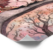 winden van het Autumn Gothic Dragon Fairy Vampire Poster (Hoek)