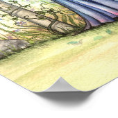 Winden van Lente Fee Kunst Poster Print (Hoek)