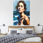 Winden van vrijheid canvas afdruk (Insitu (Slaapkamer))