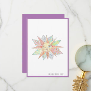 winden whimsical sun bedankt je kaart