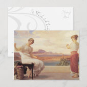 Windend de Streng - Lord Frederick Leighton Briefkaart (Voorkant / Achterkant)