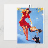 Windendag omhoog briefkaart (Voorkant / Achterkant)