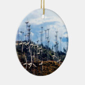 Windenergie 3 Mojave Tehachapi Boerderij Keramisch Ornament (Rechts)