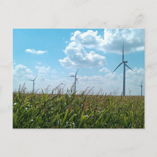 Windenergie Briefkaart (Voorkant)