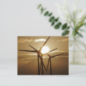 Windenergie Briefkaart (Staand voorkant)