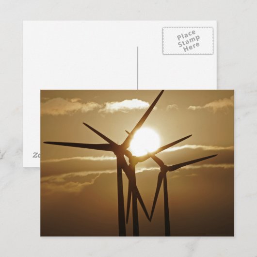 Windenergie Briefkaart (Voorkant / Achterkant)