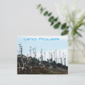 Windenergie Briefkaart (Staand voorkant)