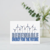 Windenergie Briefkaart (Staand voorkant)