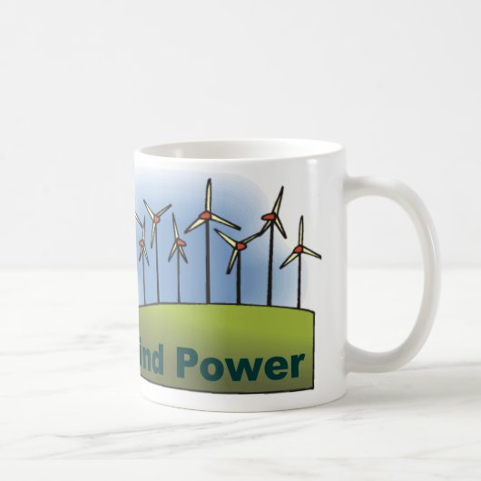 Windenergie Koffiemok (Rechts)