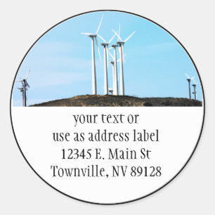 Windenergie Ronde Sticker