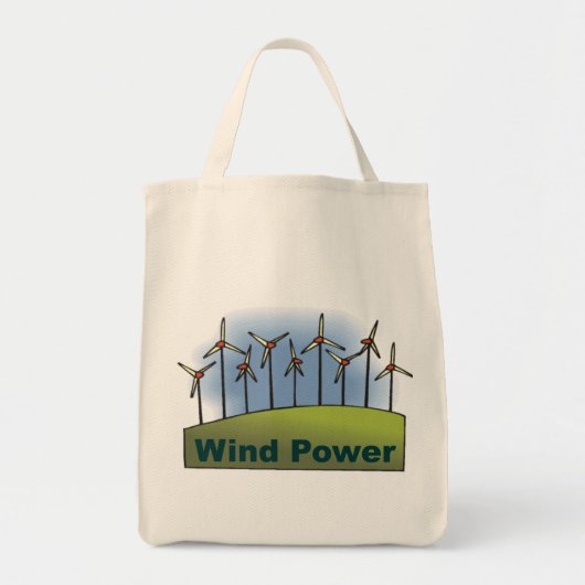 Windenergie Tote Bag (Voorkant)