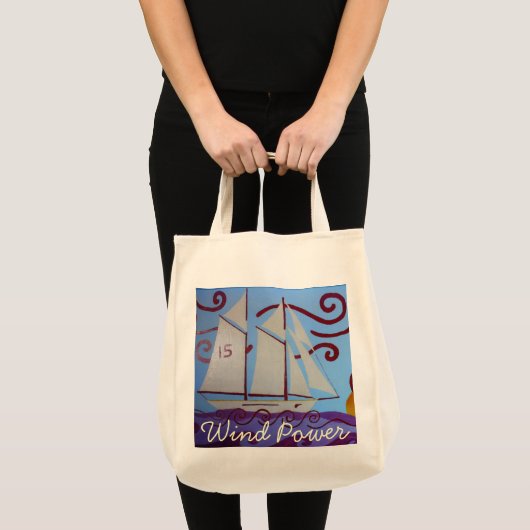 Windenergie Tote Bag (Voorkant (product))