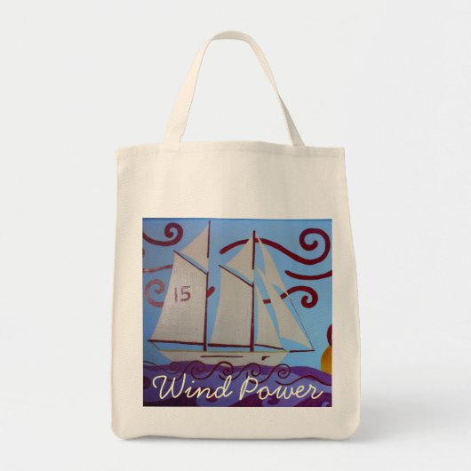 Windenergie Tote Bag (Voorkant)