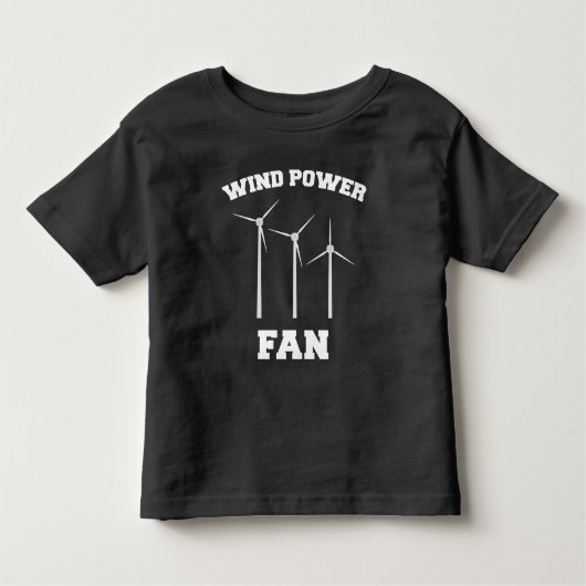 Windenergie Windenergie Windenergie Windenturbines Kinder Shirts (Voorkant)