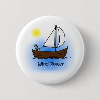 Windenergie - zeilboot - Button