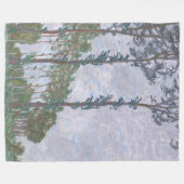 Windenergieserie Poplars van Claude Monet Fleece Deken (Voorkant (Horizontaal))
