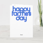 Winderig met liefde: een Father's Day-klassieker Kaart (Achterkant)