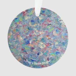 Winderige Blauwe Versieringen Ornament