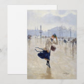 Winderige dag | Jean Béraud (Voorkant / Achterkant)