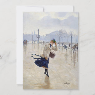 Winderige dag   Jean Béraud