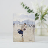 Winderige dag | Jean Béraud Briefkaart (Staand voorkant)