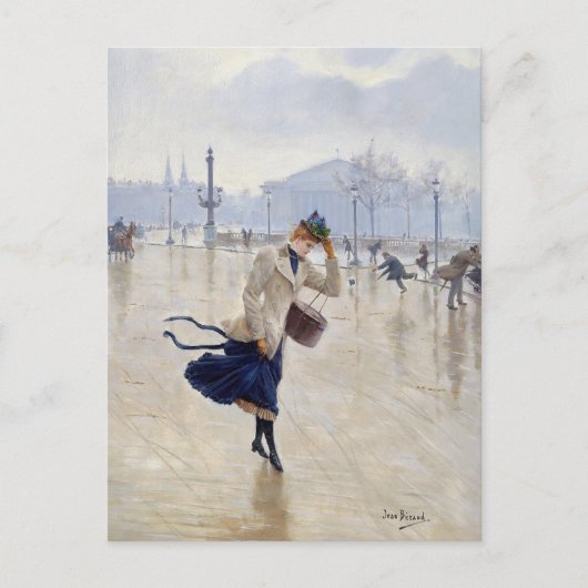 Winderige dag | Jean Béraud Briefkaart (Voorkant)