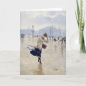 Winderige dag | Jean Béraud Kaart (Voorkant)