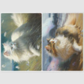 Winderige dag katten tissuepapier (Voorkant)