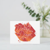 Winderige dagen / Briefkaart (Staand voorkant)